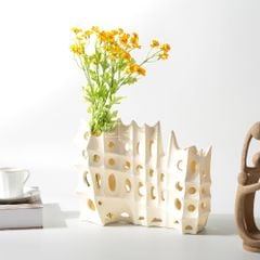 Bình Hoa Nghệ Thuật Mô Hình Rỗng Decor Sáng Tạo