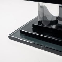 Tượng Trang Trí Hình Máy Hát Dĩa Vinyl Retro Phối Pha Lê Sang Trọng