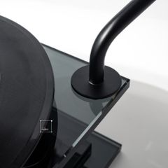 Tượng Trang Trí Hình Máy Hát Dĩa Vinyl Retro Phối Pha Lê Sang Trọng