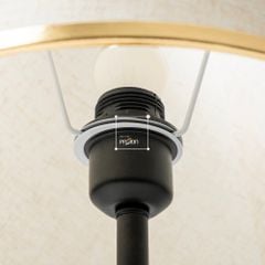 Đèn Bàn Chân Đế Kim Loại Vàng Tối Giản Châu Âu