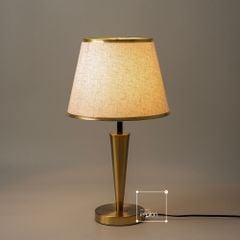 Đèn Bàn Chân Đế Kim Loại Vàng Tối Giản Châu Âu