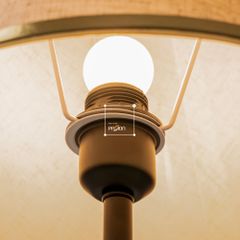 Đèn Bàn Chân Đế Kim Loại Vàng Tối Giản Châu Âu