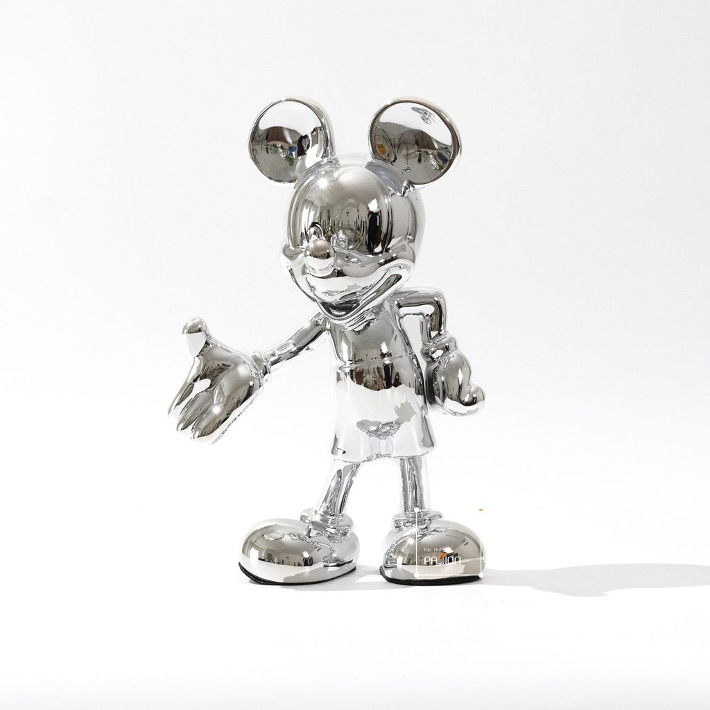 Tượng Chuột Mickey Dễ Thương Decor Tủ Kệ Trang Trí