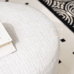 Ghế Đôn Ngồi Bàn Trang Điểm Phòng Khách Chân Sắt Sơn Vàng Bench