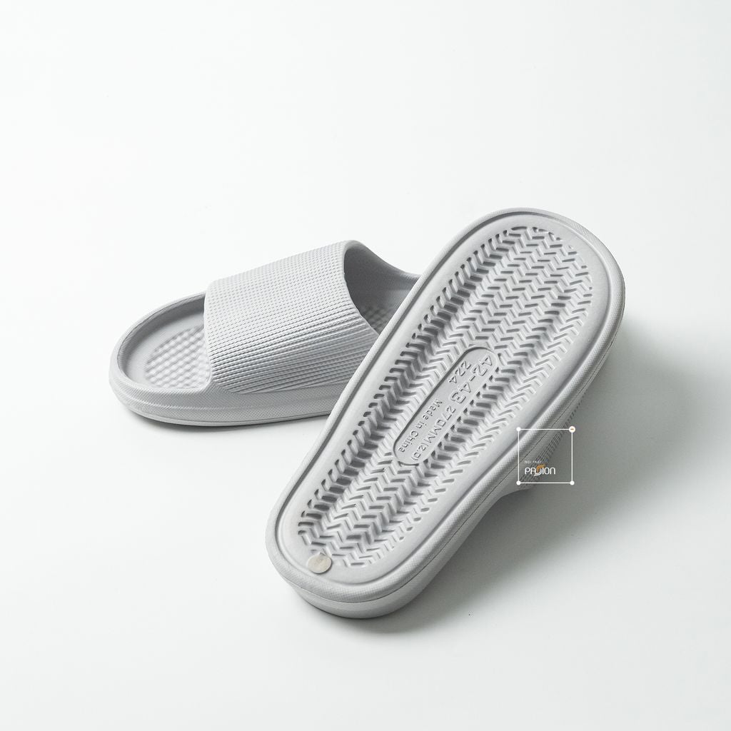 Dép Nhựa Đi Trong Nhà EVA Sọc Xốp Mềm