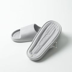 Dép Nhựa Đi Trong Nhà EVA Sọc Xốp Mềm