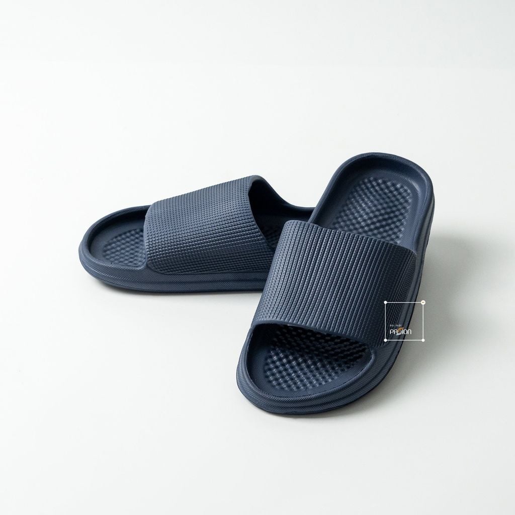 Dép Nhựa Đi Trong Nhà EVA Sọc Xốp Mềm