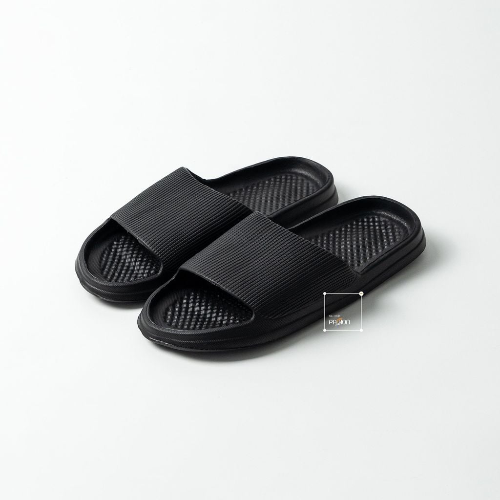 Dép Nhựa Đi Trong Nhà EVA Sọc Xốp Mềm