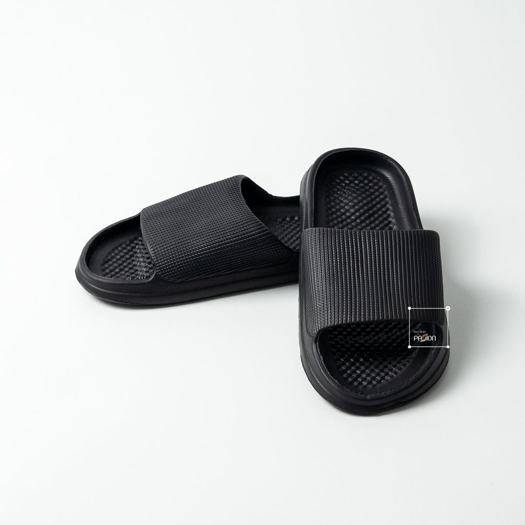 Dép Nhựa Đi Trong Nhà EVA Sọc Xốp Mềm