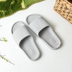 Dép Nhựa Đi Trong Nhà EVA Sọc Xốp Mềm