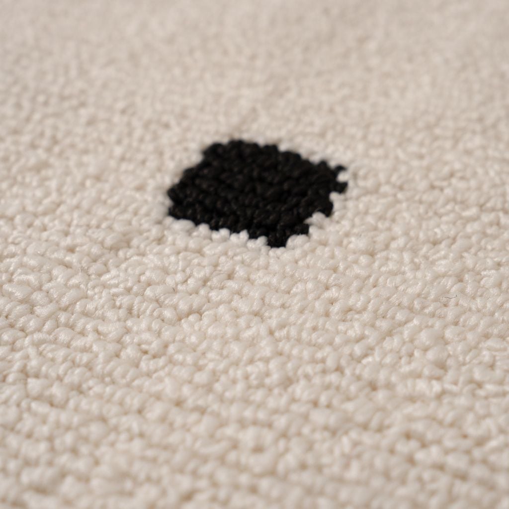 Thảm Trải Sàn Chống Thấm Phong Cách Tối Giản Indochine Chấm Ô Vuông