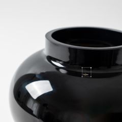 Bình Hoa Thủy Tinh Phong Cách Retro Trắng Kem