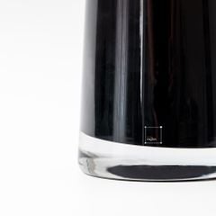 Bình Hoa Thủy Tinh Nâu Kiểu Pháp Gợn Sóng Sang Trọng