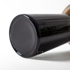 Bình Hoa Thủy Tinh Nâu Kiểu Pháp Gợn Sóng Sang Trọng