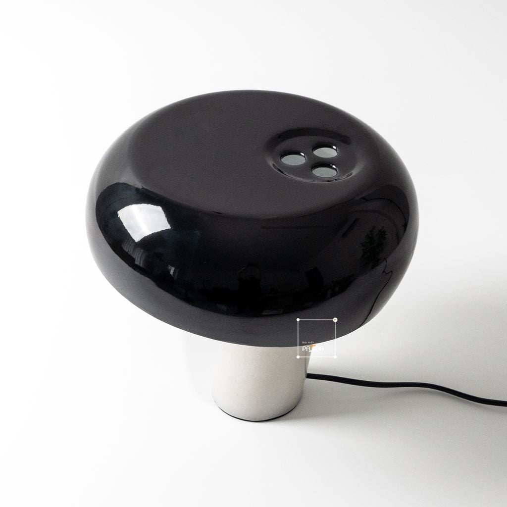 Đèn Bàn Snoopy Hình Nấm Thân Đá Cẩm Thạch