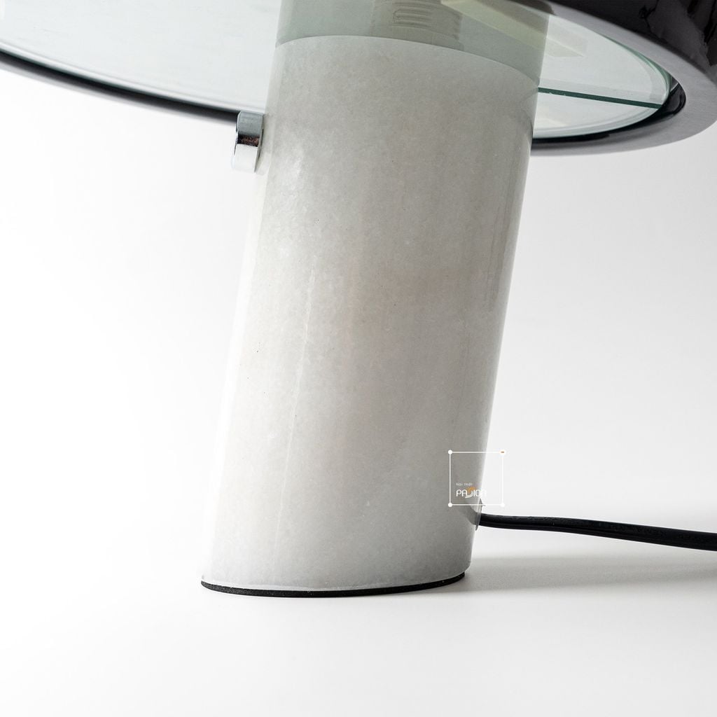 Đèn Bàn Snoopy Hình Nấm Thân Đá Cẩm Thạch