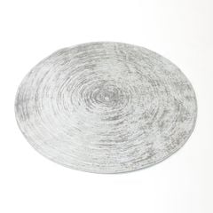 Thảm Tròn Trải Sàn Đế Dệt Sợi Polypropylene Điểm Vòng Tròn Nổi