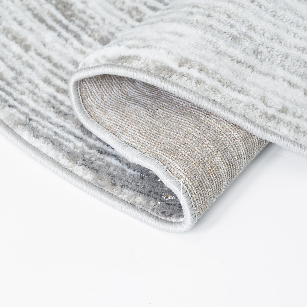 Thảm Tròn Trải Sàn Đế Dệt Sợi Polypropylene Điểm Vòng Tròn Nổi