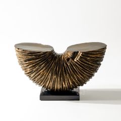 Tượng Decor Hình Bán Nguyệt Xếp Sọc Vintage