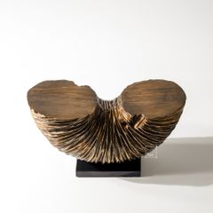 Tượng Decor Hình Bán Nguyệt Xếp Sọc Vintage