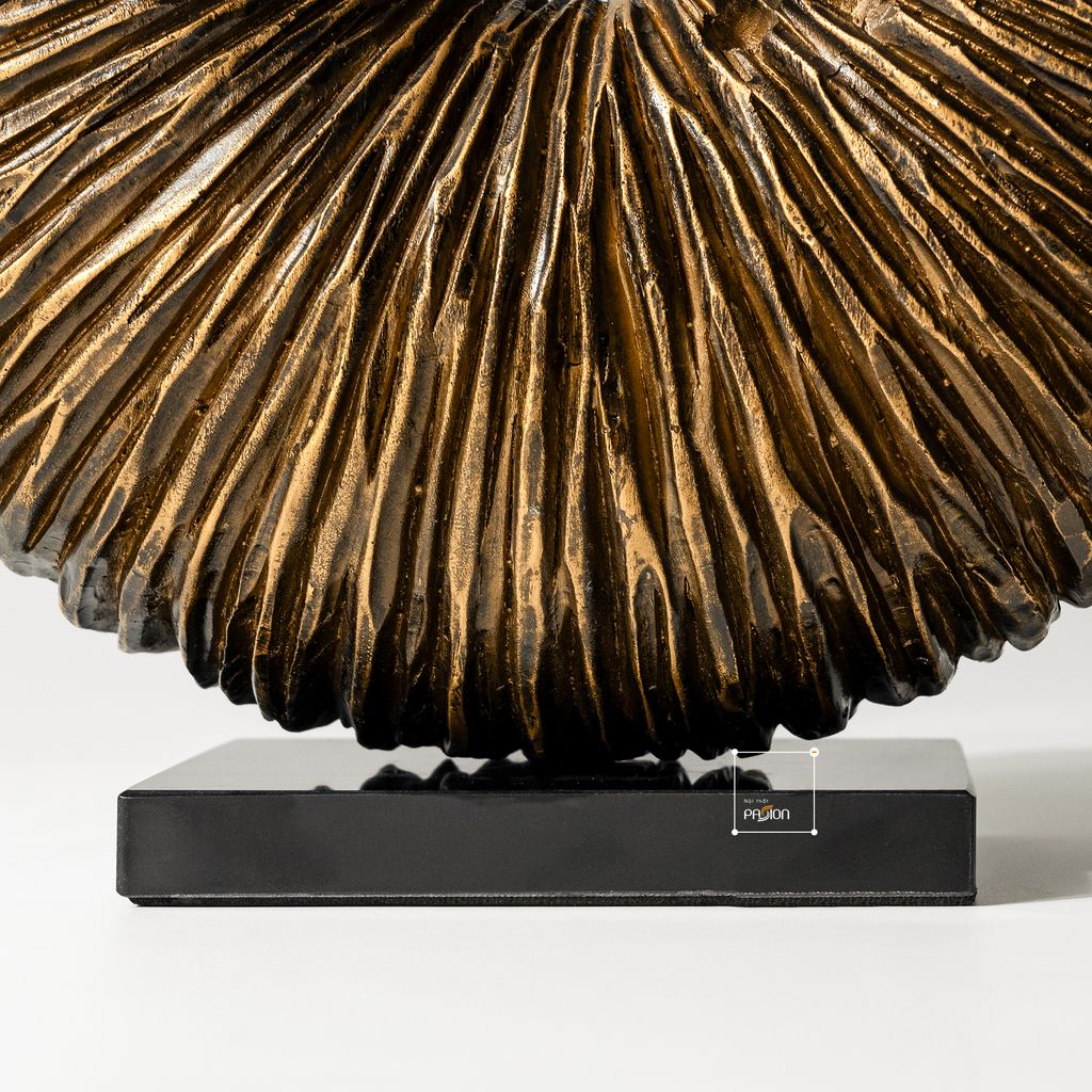 Tượng Decor Hình Bán Nguyệt Xếp Sọc Vintage