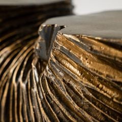 Tượng Decor Hình Bán Nguyệt Xếp Sọc Vintage