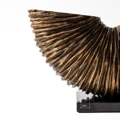 Tượng Decor Hình Bán Nguyệt Xếp Sọc Vintage