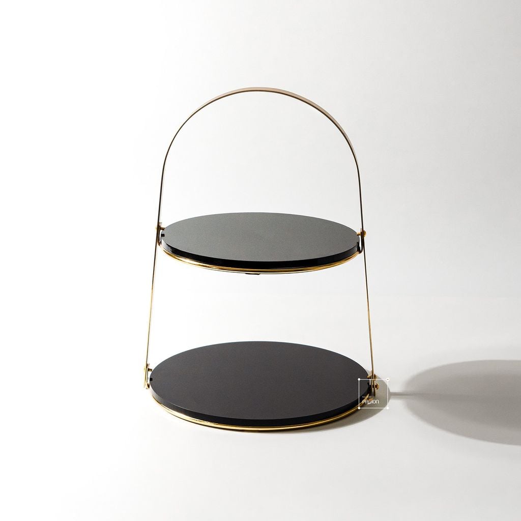 Kệ Trang Trí Bàn Tiệc Đựng Trang Sức 2 Tầng Sang Trọng