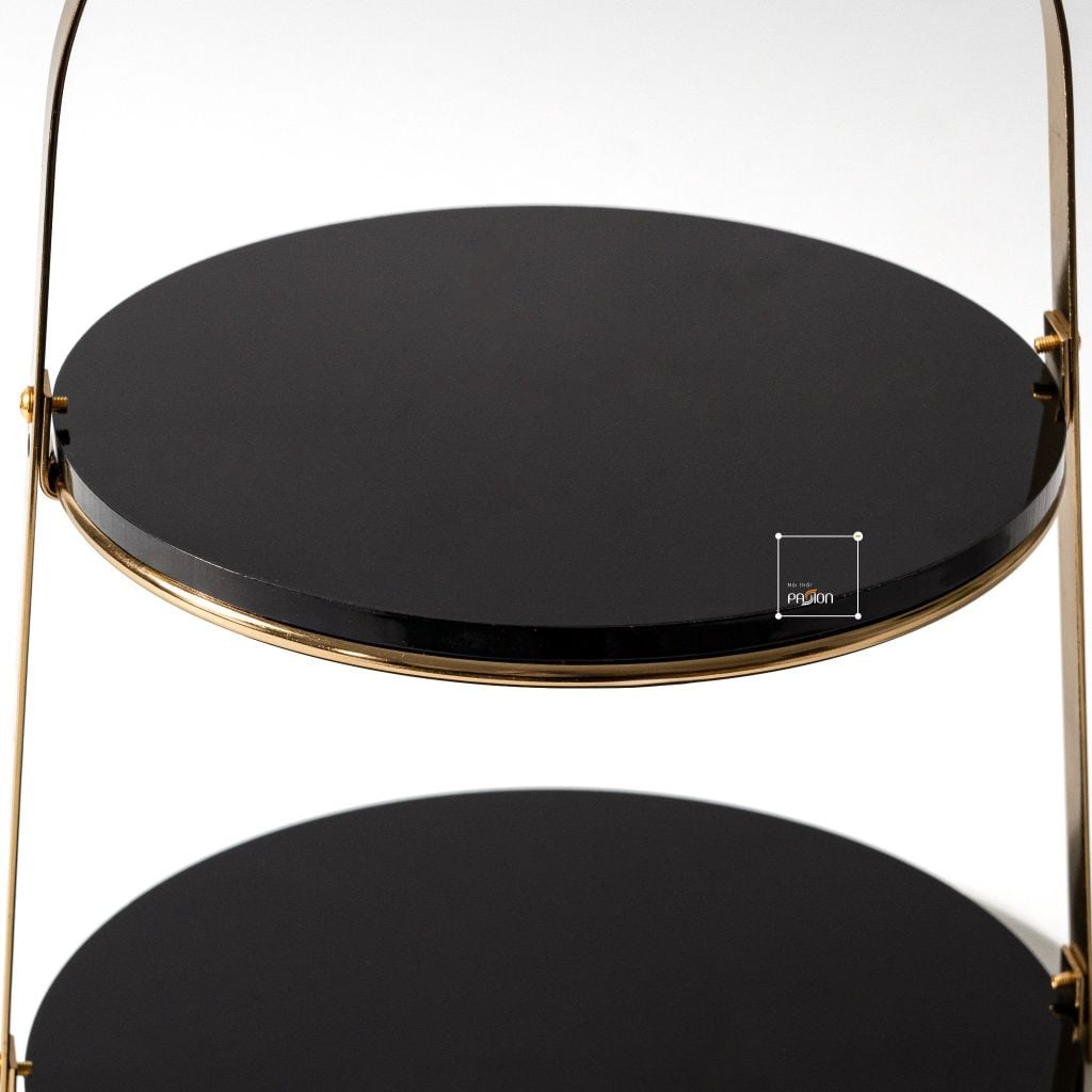 Kệ Trang Trí Bàn Tiệc Đựng Trang Sức 2 Tầng Sang Trọng