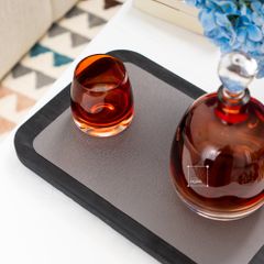 Khay Gỗ Trang Trí Lót Da Sang Trọng