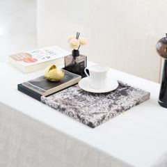 Khay Da In Phối Lông Ngựa Trang Trí Cao Cấp