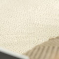 Thảm Trải Sàn Màu Trắng Bắc Âu Sợi Dệt Nổi Tam Giác Chống Thấm