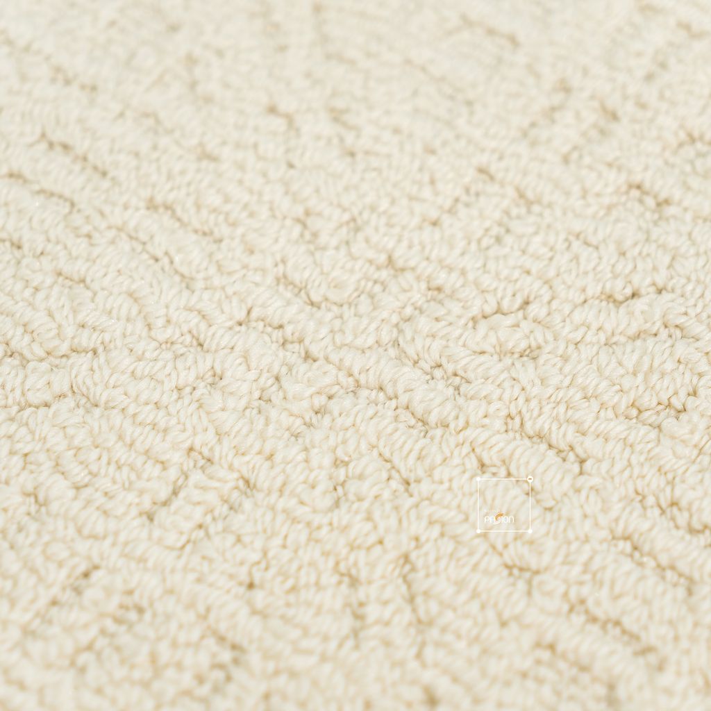 Thảm Trải Sàn Màu Trắng Bắc Âu Sợi Dệt Nổi Tam Giác Chống Thấm