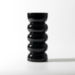 Bình Hoa Gốm Sứ Phong Cách Tối Giản Kiểu Sóng Xếp Sọc