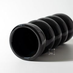 Bình Hoa Gốm Sứ Phong Cách Tối Giản Kiểu Sóng Xếp Sọc