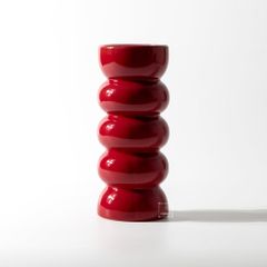 Bình Hoa Gốm Sứ Phong Cách Tối Giản Kiểu Sóng Xếp Sọc