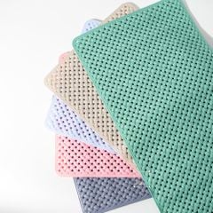 Thảm Nhựa Chống Trượt Nhà Tắm PVC Kết Cấu Đan Chéo Có Đế Hút Mềm Mại