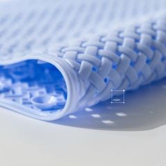 Thảm Nhựa Chống Trượt Nhà Tắm PVC Kết Cấu Đan Chéo Có Đế Hút Mềm Mại