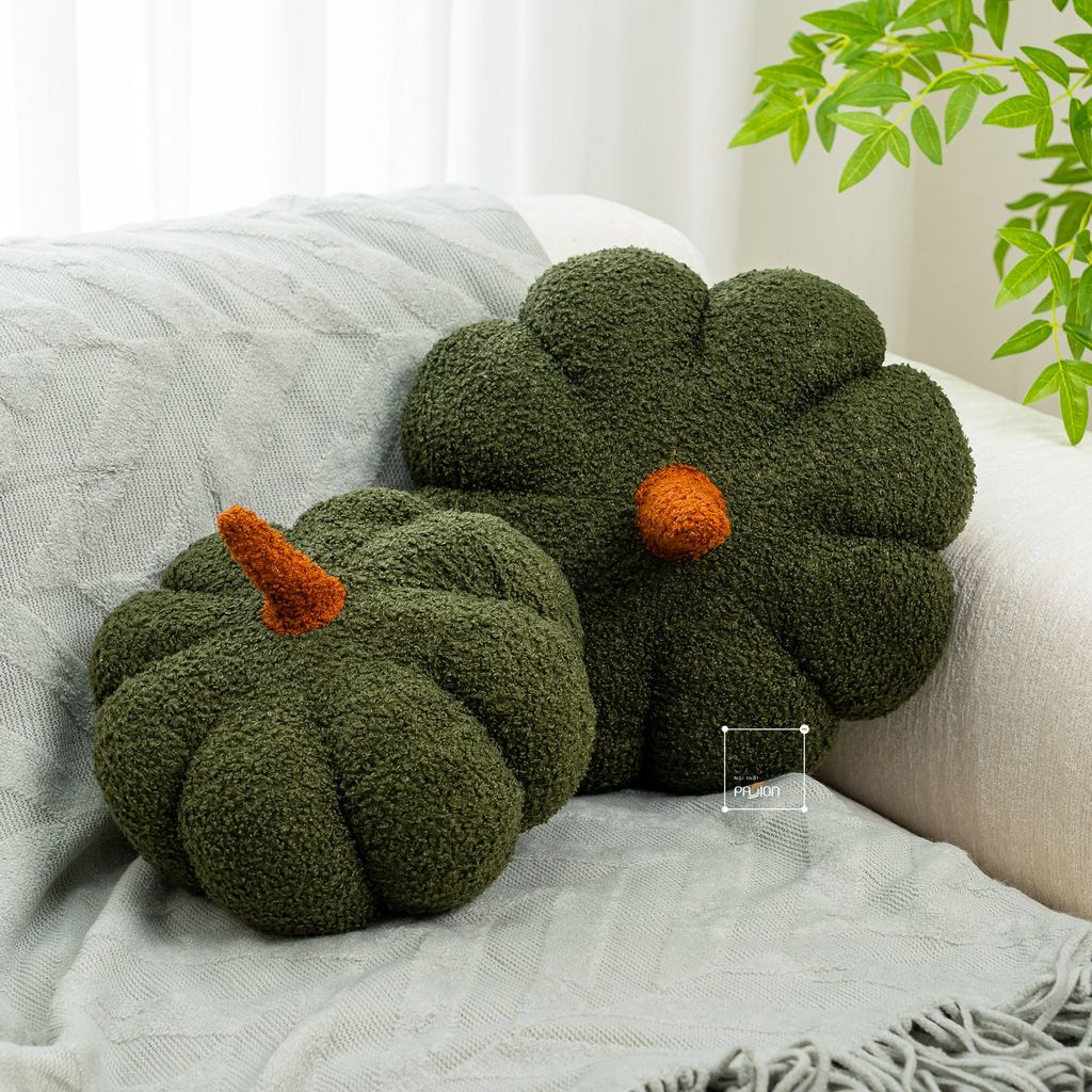 Gối Đệm Bí Ngô Tựa Lưng Trang Trí Phòng Ngủ Phòng Khách