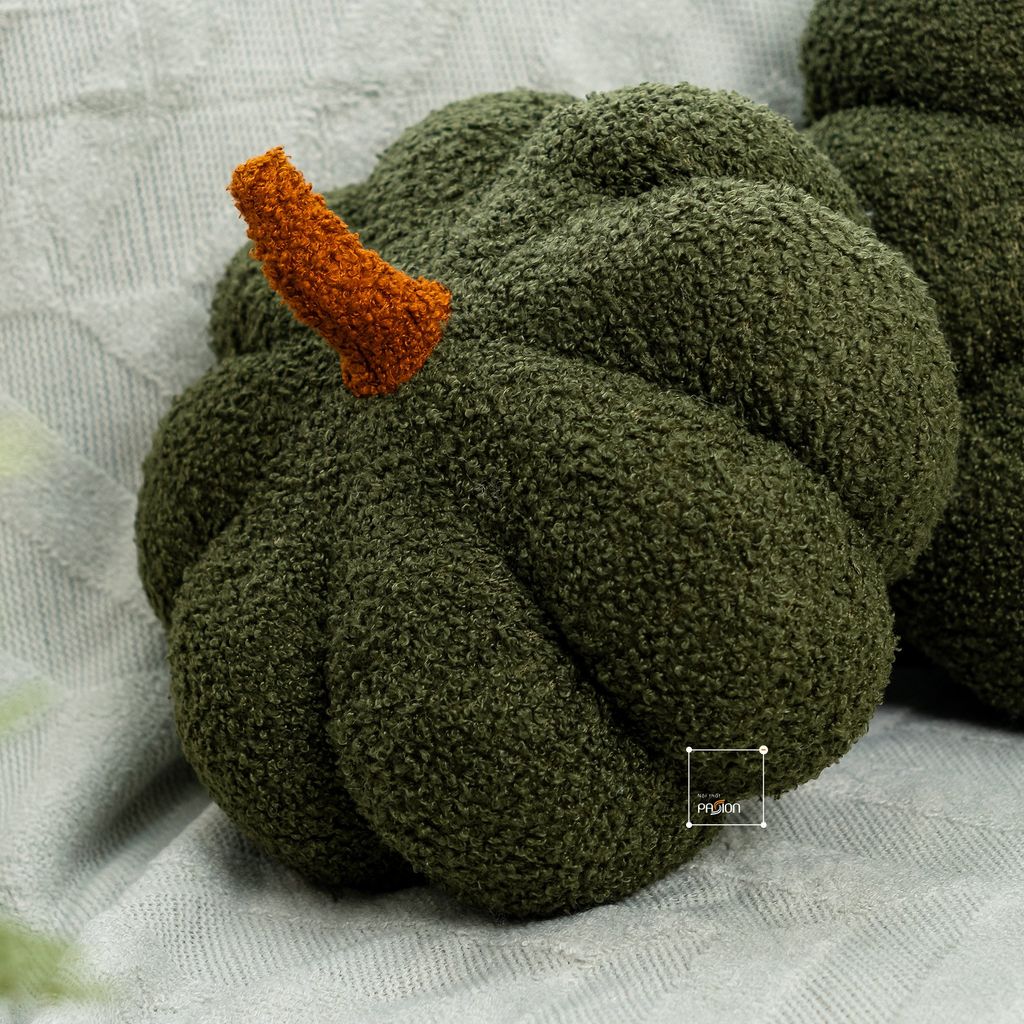 Gối Đệm Bí Ngô Tựa Lưng Trang Trí Phòng Ngủ Phòng Khách