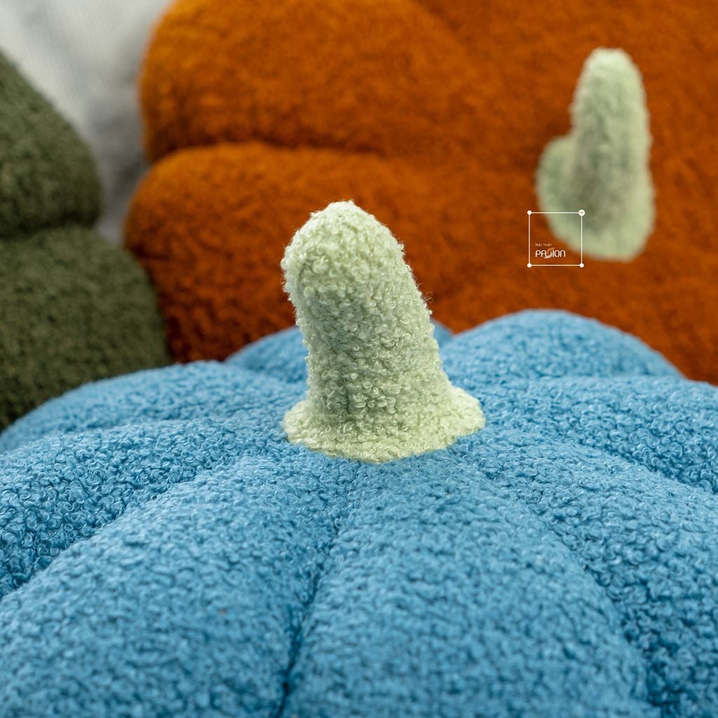 Gối Đệm Bí Ngô Tựa Lưng Trang Trí Phòng Ngủ Phòng Khách