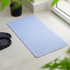 Thảm Nhựa Chống Trượt Nhà Tắm PVC Kết Cấu Đan Chéo Có Đế Hút Mềm Mại