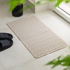 Thảm Nhựa Chống Trượt Nhà Tắm PVC Kết Cấu Đan Chéo Có Đế Hút Mềm Mại
