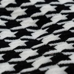 Chăn Phủ Giường Decor Họa Tiết Răng Sói Houndstooth 130x230cm