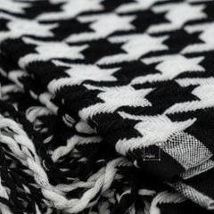 Chăn Phủ Giường Decor Họa Tiết Răng Sói Houndstooth 130x230cm