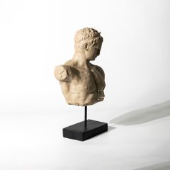 Tượng Điêu Khắc Hình Nam Bán Thân Vintage Kiểu Pháp