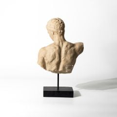 Tượng Điêu Khắc Hình Nam Bán Thân Vintage Kiểu Pháp