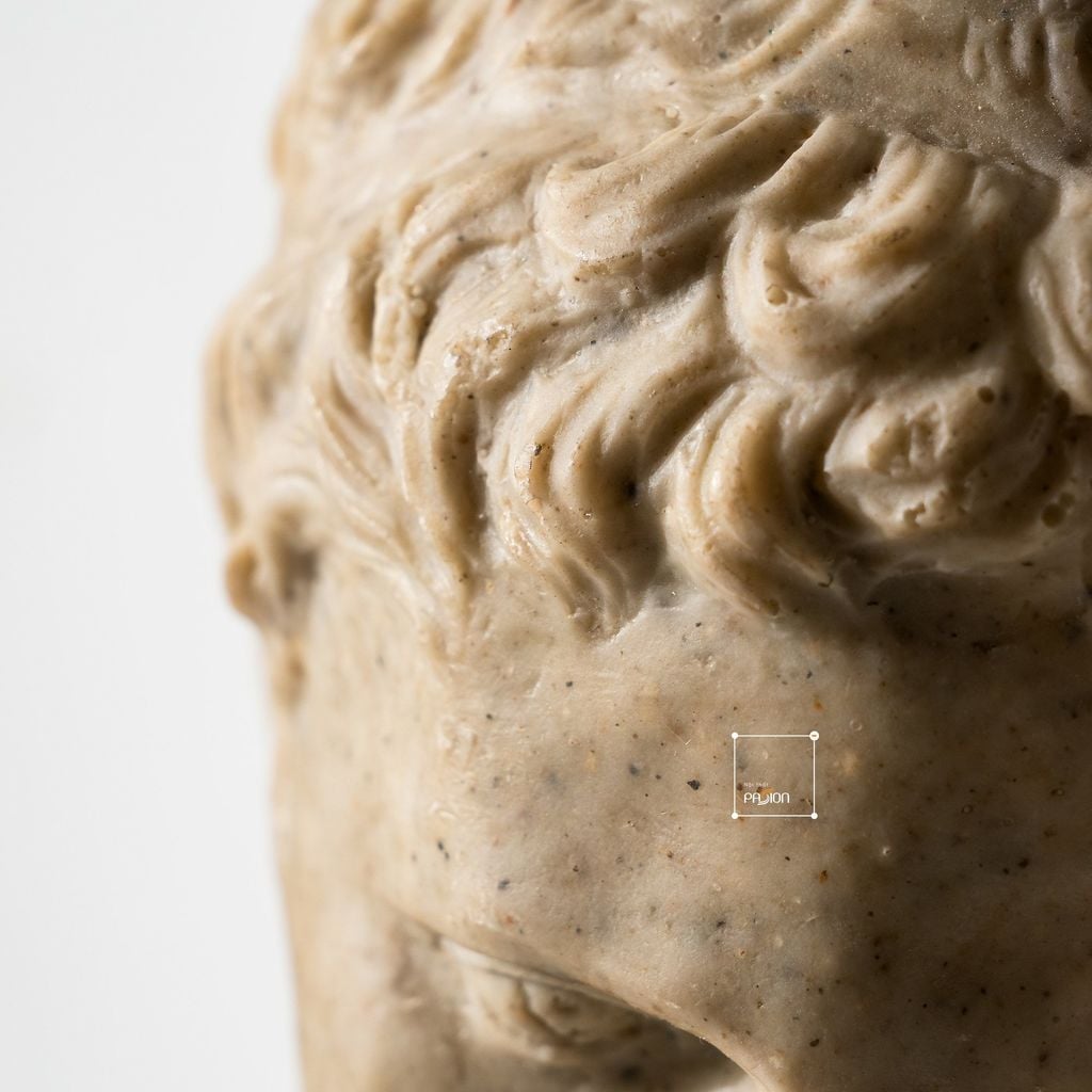 Tượng Điêu Khắc Hình Nam Bán Thân Vintage Kiểu Pháp