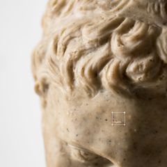 Tượng Điêu Khắc Hình Nam Bán Thân Vintage Kiểu Pháp