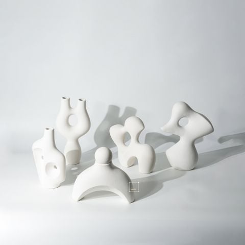 Bình Hoa Gốm Sứ Kiểu Hoa Đá Nghệ Thuật